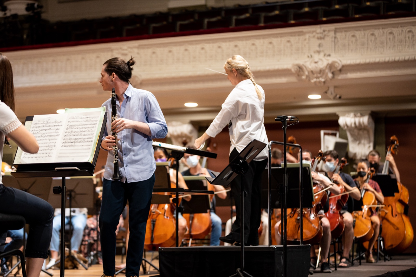 Ensayo con orquesta en Basilea