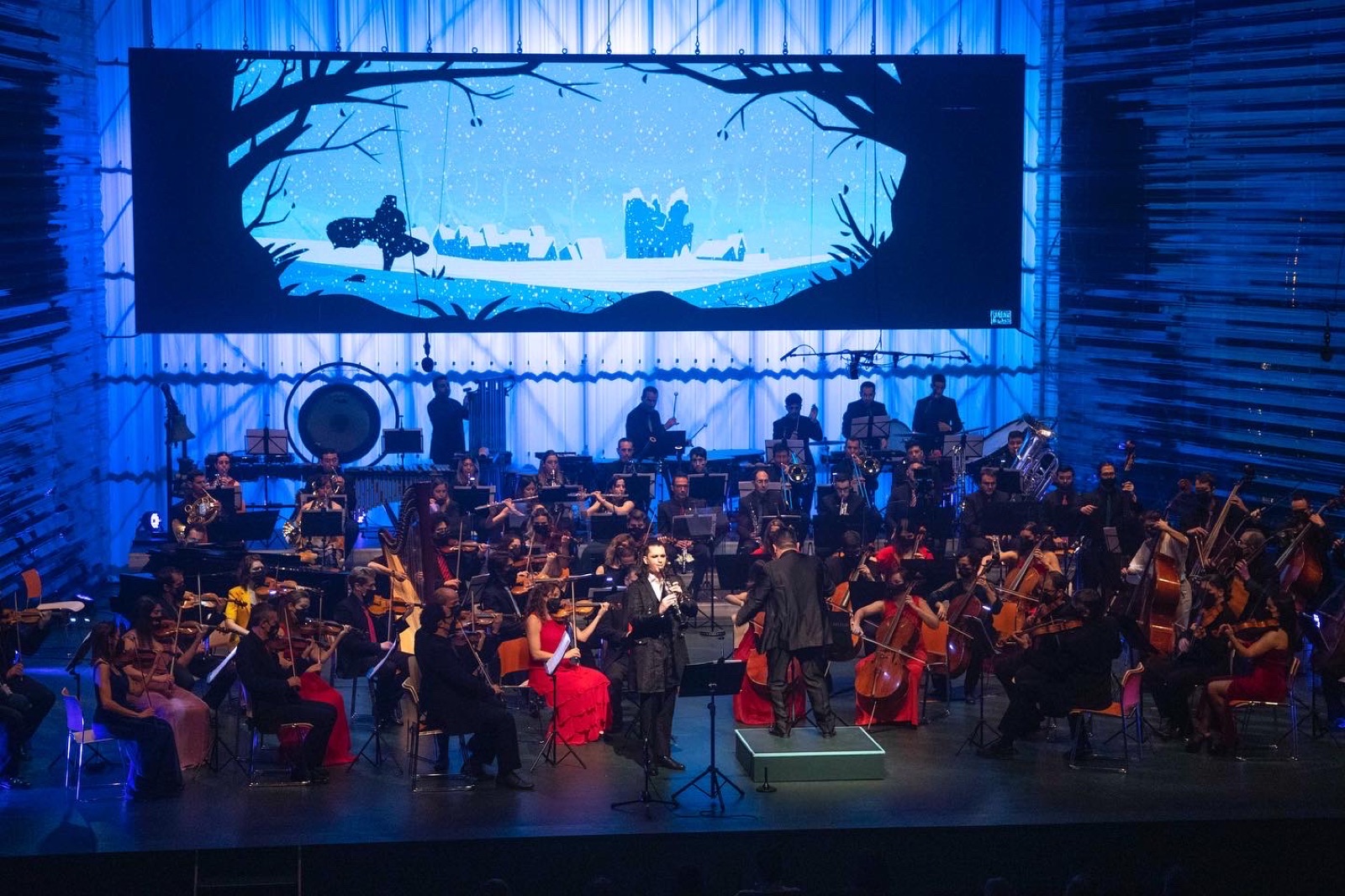 Concierto con proyección de cine de animación